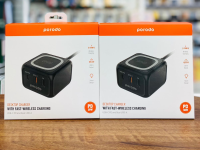 Desktop Charger with Wireless Fast Charging