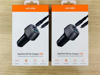 Porodo Dual Port Car Charger