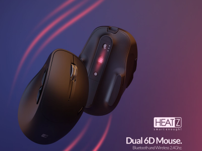 Heatz 6D Mouse Bluetooth and Wireless