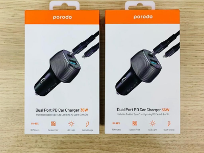 Porodo Dual Port Car Charger