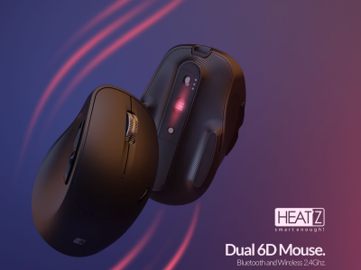 Heatz 6D Mouse Bluetooth and Wireless