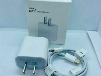 USB-C 20W Power Adapter + USB-C Charge Cable