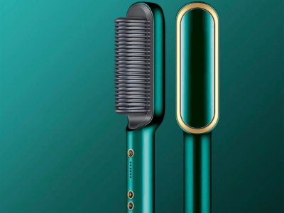 Negative iron hair straightening comb