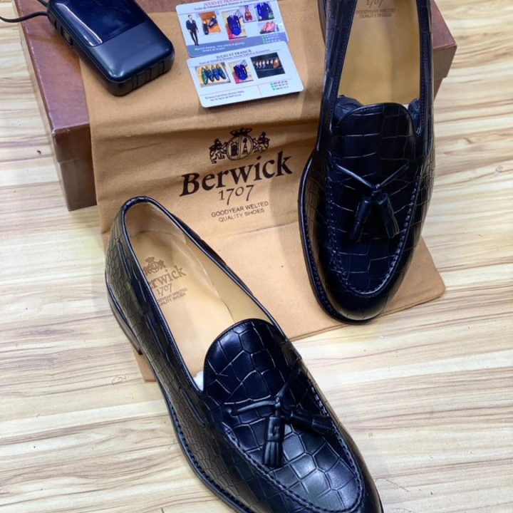 Mocassins Berwick, deux pompons
