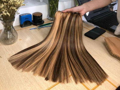 Bone straight wig