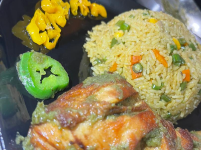 Fried Rice And Chicken