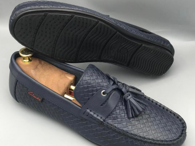 Mocassins Clarke Blue 2 Crampons