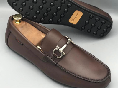 Mocassins Feragamo Marron