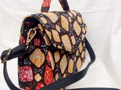 Ankara Mini Bags Mixed with Demin