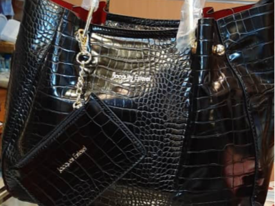 Sac a main en cuir Jacques Esterel