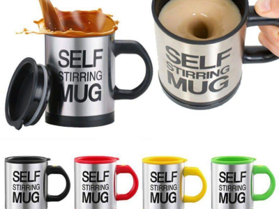 Self stirring  mug