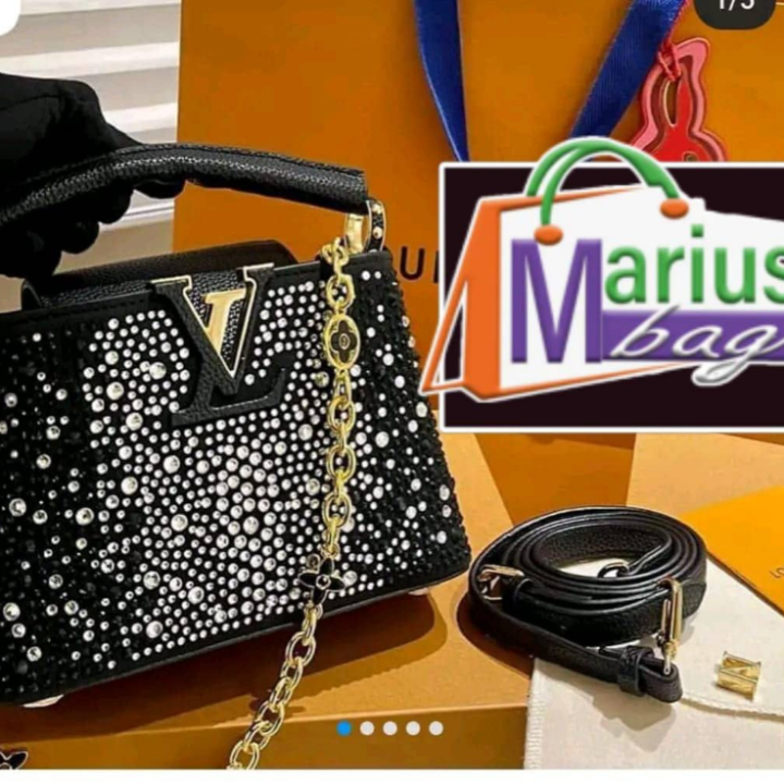 black louis vitton bag