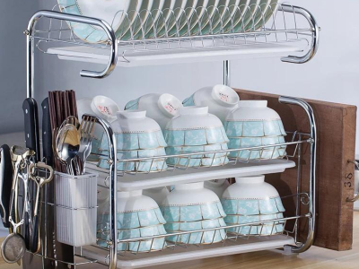 Silver plated dish rack