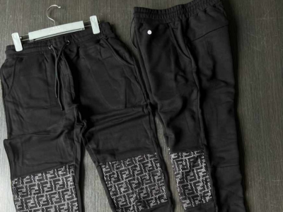 Black Cotton Jogging Trouser