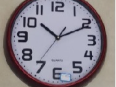 Simple round clock