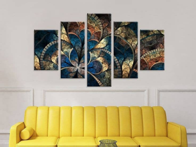 Abstract art portrait