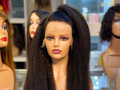 28 inches kinky straight black