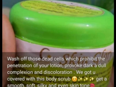 Gleam skin scrub