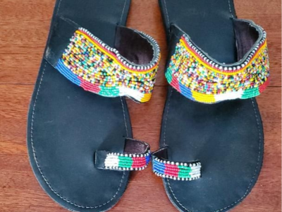 Beaded Slippers