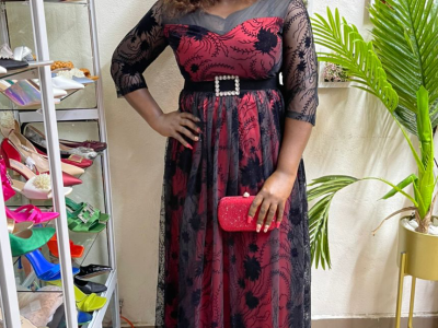 Lady’s cocktail gown