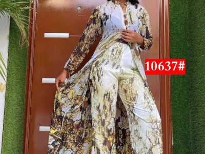 Two piece ( pant and blouse )