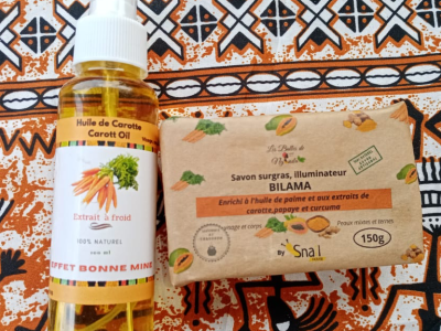Pack illuminateur : Savon BILAMA + Huile de Carotte