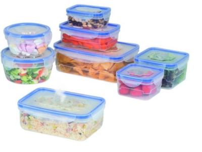 Boîtes de conservation ensemble de 8 pièces transparente