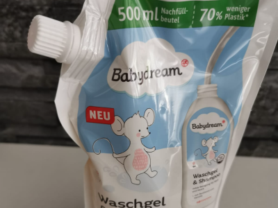 Gel de douche 2 en 1 de la marque babydream