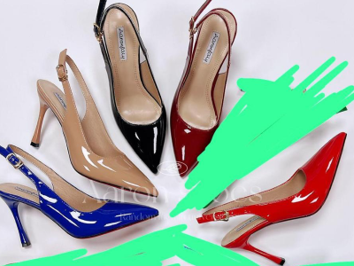 Covered high heel