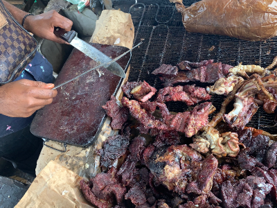 Goat meat soya