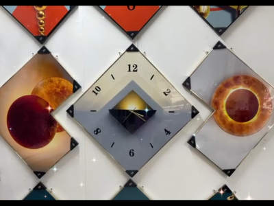Horloge murale décorative et cadres