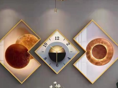 horloge murale décorative et cadres