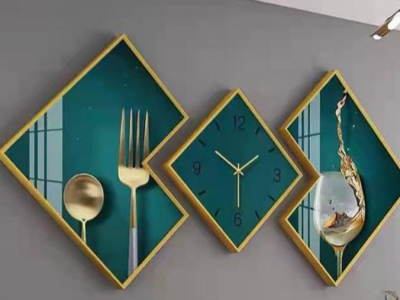 Horloge murale décorative et cadres