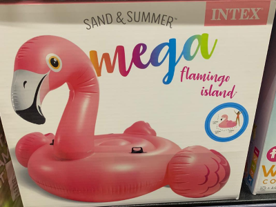Inflatable pool ride toy for kids