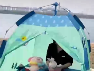 Sleeping tent for kids