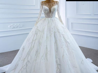 Luxury wedding ball gown
