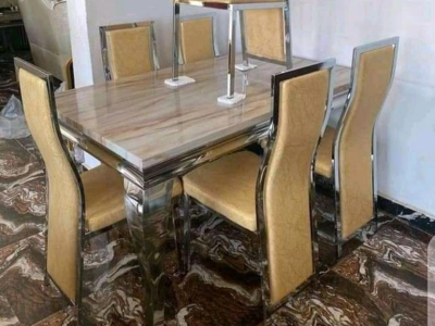 6pcs chaises + 1 table ensemble