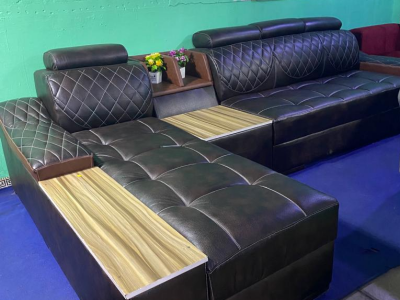 Quality set leather couch