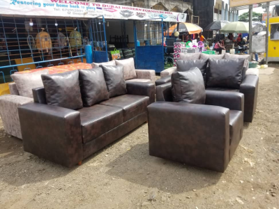 Quality leather set couch