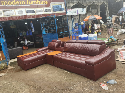 leather material Set couch