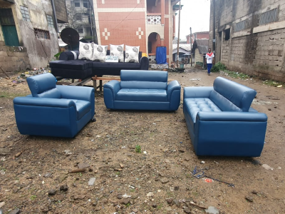 leather material Set couch
