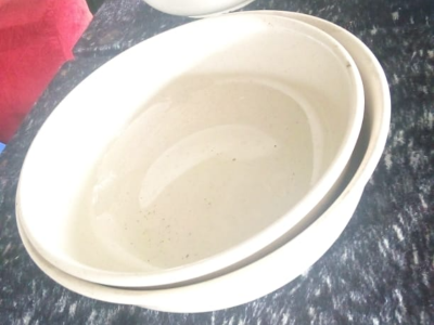 Dishes big and small