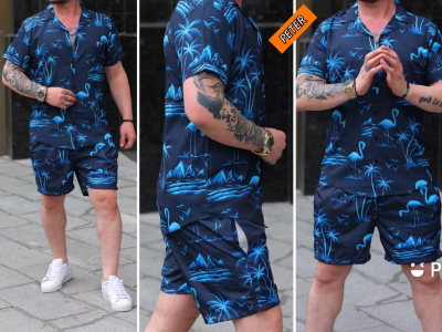 Two piece shorts and shirt ( men )