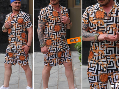 Two piece shorts and shirt ( Men )