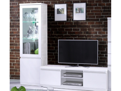 Meuble télé lacque en Blanc