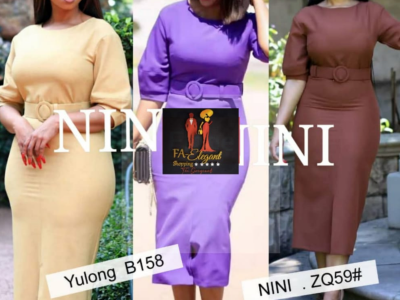 Classy corporate lady's gowns