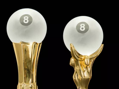 Trophée pour compétition de billard
