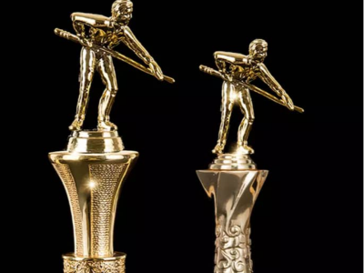 Trophée pour compétition de billard