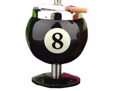 Cendrier pour salle de billard en inox ne rouille pas
