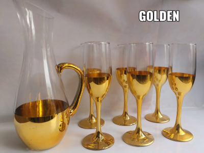 Jar and set of 6 Glasses